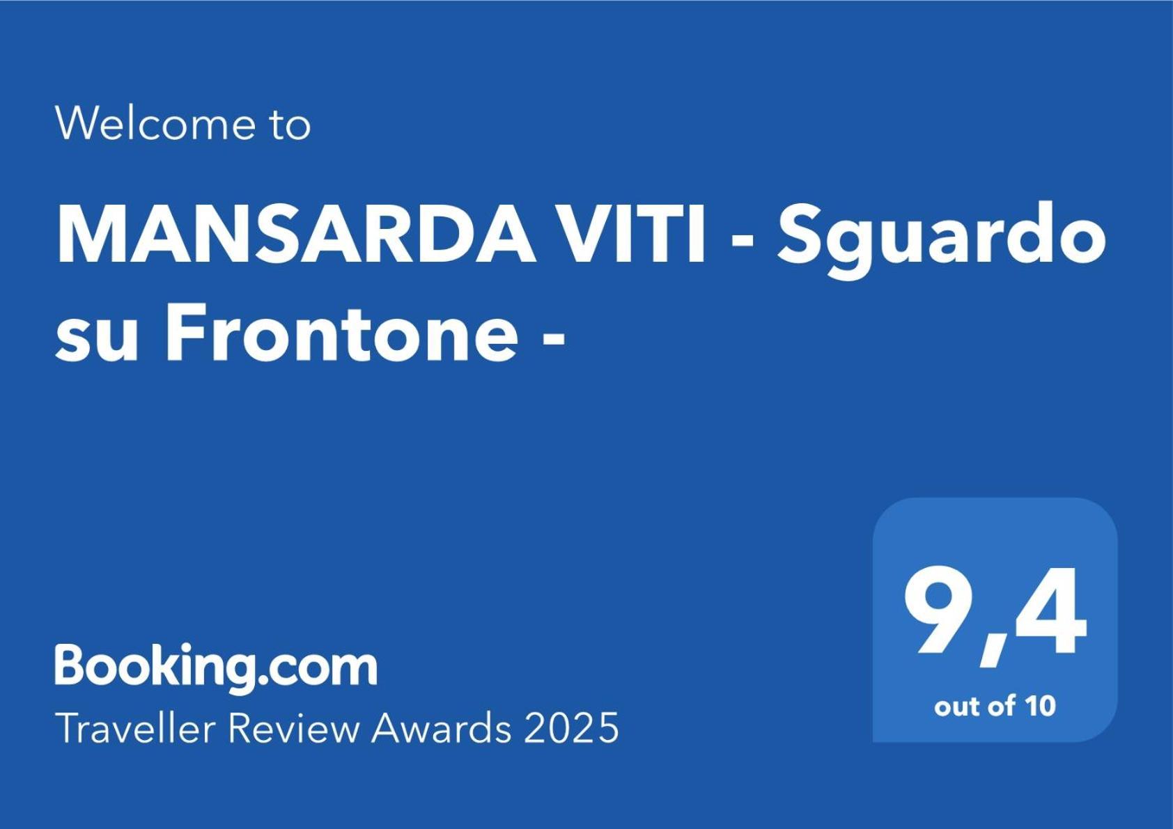 Mansarda Viti - Sguardo Su Frontone - Apartman Kültér fotó